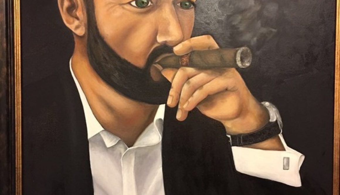 barbat cu trabuc man with cigar